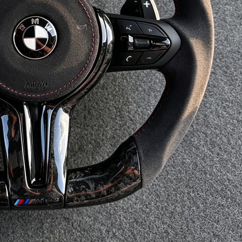 Factory Price Leather Steering Wheel Fit for BMW F20 F22 F23 F30 F33 F34 X1 F48 X5 F15 X3 F25 M3 F80 E90 E84 Car Accessory