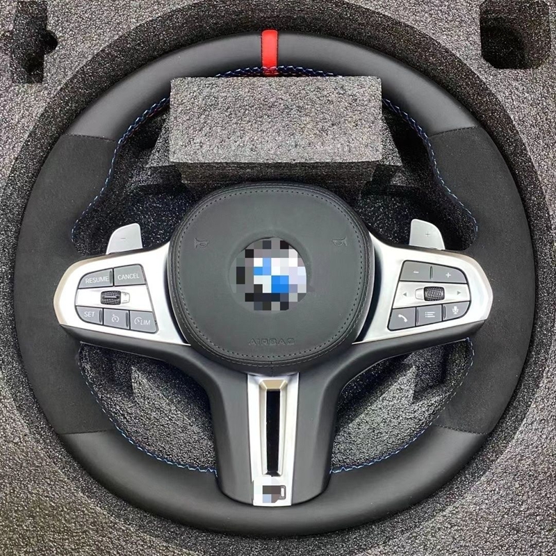 Carbon Fiber CS Steering Wheel Customized for BMW 5 6 7Series G20 G22 G26 G30 G31 G01 G02 G05 G06 G14 High Quality Plug and Play