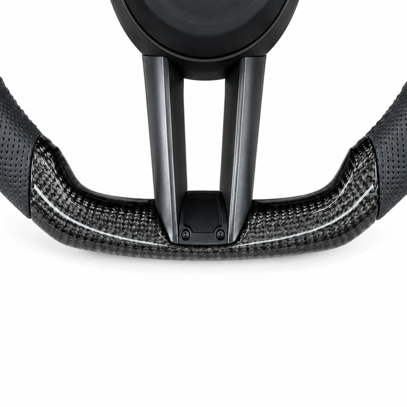 Carbon Fiber Steering Wheel (with Drive Mode Dial) for Porsche Models Such As The 911 Panamera Cayenne And Macan