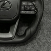 Custom Blue Forged Carbon Fiber Sports Steering Wheel for Toyota Land Cruiser 300 (LC300) and 200 (LC200)