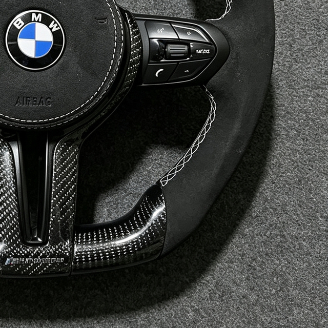 Carbon Fiber Steering Wheel Fit For BMW F30 F20 F21 F25 F36 F31 F32 F01 F02 F06 F07 F10 F11 F12 F13 F15 F16 F22 F33 F34