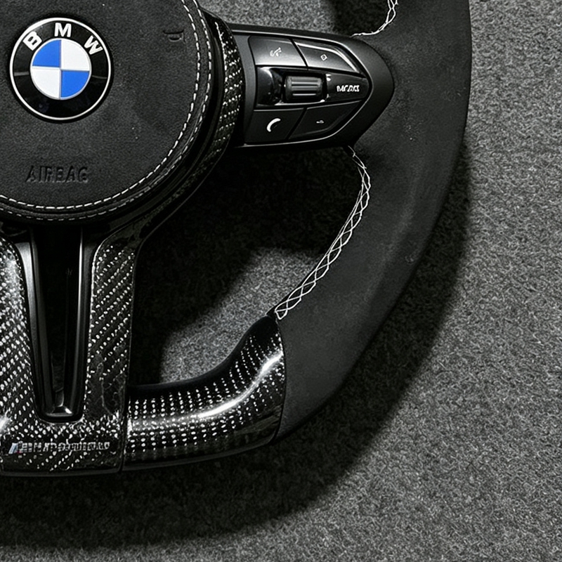 Carbon Fiber Steering Wheel Fit For BMW F30 F20 F21 F25 F36 F31 F32 F01 F02 F06 F07 F10 F11 F12 F13 F15 F16 F22 F33 F34