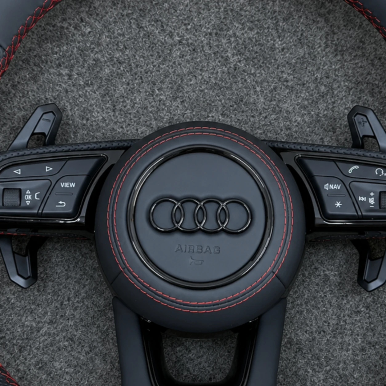 Multifunction Button Mount Position Audi Sport Steering Wheel OEM Replacement Jionx