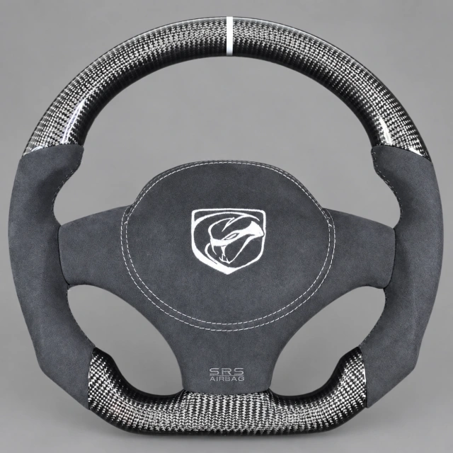 1996-2010 Dodge Viper Custom Carbon Fiber LED Steering Wheel by JIONX