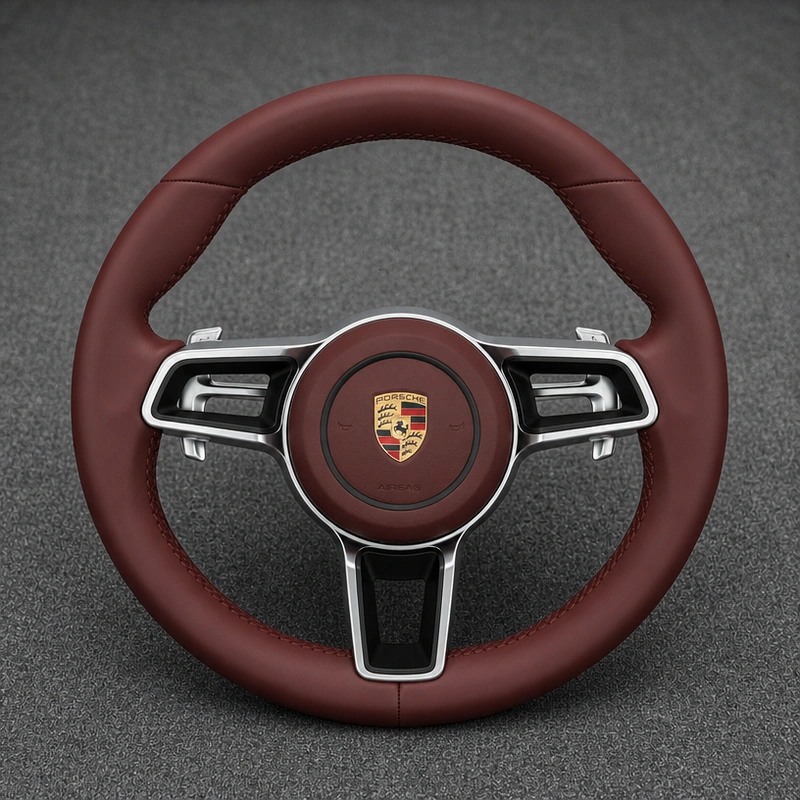 Porsche Macan 95B Custom Carbon Fiber Flat Bottom Steering Wheel 2014–2026 | JIONX