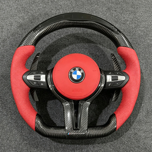 Steering Wheel Modification Suitable for BMW F30 F10 F31 F20 F25 F22 F36 F33 F32 Carbon Fiber Material Customizable Color