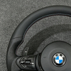 M Style LED Carbon Fiber Half Leather Steering Wheel for BMW F10 F15 F16 F20 F30 F31 F34 F36 M3 F80 M4 F82 X5 E70 E72 M2 M3