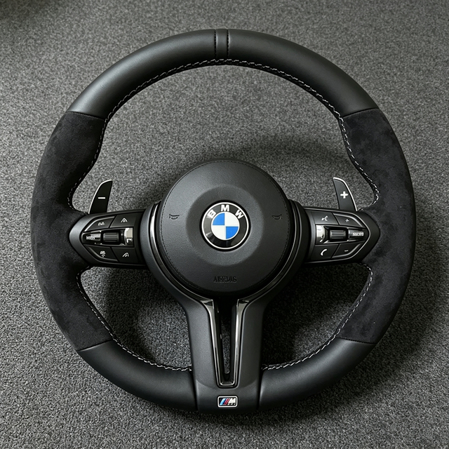 Microsued M Sport Volant Lekrad Steering Wheel for BMW F10 F20 F21 F22 F25 F30 F31 F32 F33 F34 F36 F01 F06 F07 F12 F13 M3 M5