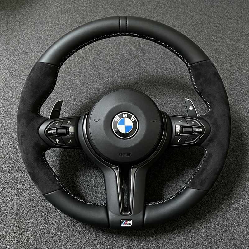 Microsued M Sport Volant Lekrad Steering Wheel for BMW F10 F20 F21 F22 F25 F30 F31 F32 F33 F34 F36 F01 F06 F07 F12 F13 M3 M5