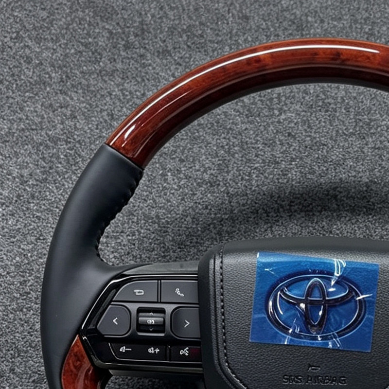 Toyota Carbon Fibre Steering Wheel for Lc300 Mark X tacoma Lc200 Hiace Lc79 rav4 N80 Innova Axio Crown 4runner prius Prado