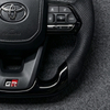 Black Leather Steering Wheel for Toyota Corolla Land Cruiser LC200 Hiace LC79 N80 N70 LC300 Mark X