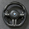 LED Leather Carbon Fiber Steering Wheel For BMW F30 F20 F25 F36 F31 F32 F01 F02 F06 F07 F10 F11 F12 F13 F15 F16 F22 F33 F34