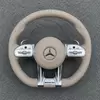 Perforated Leather AMG Steering Wheel for Mercedes Benz W118 W204 W205 W212 W213 W222 CLA GLC GLE