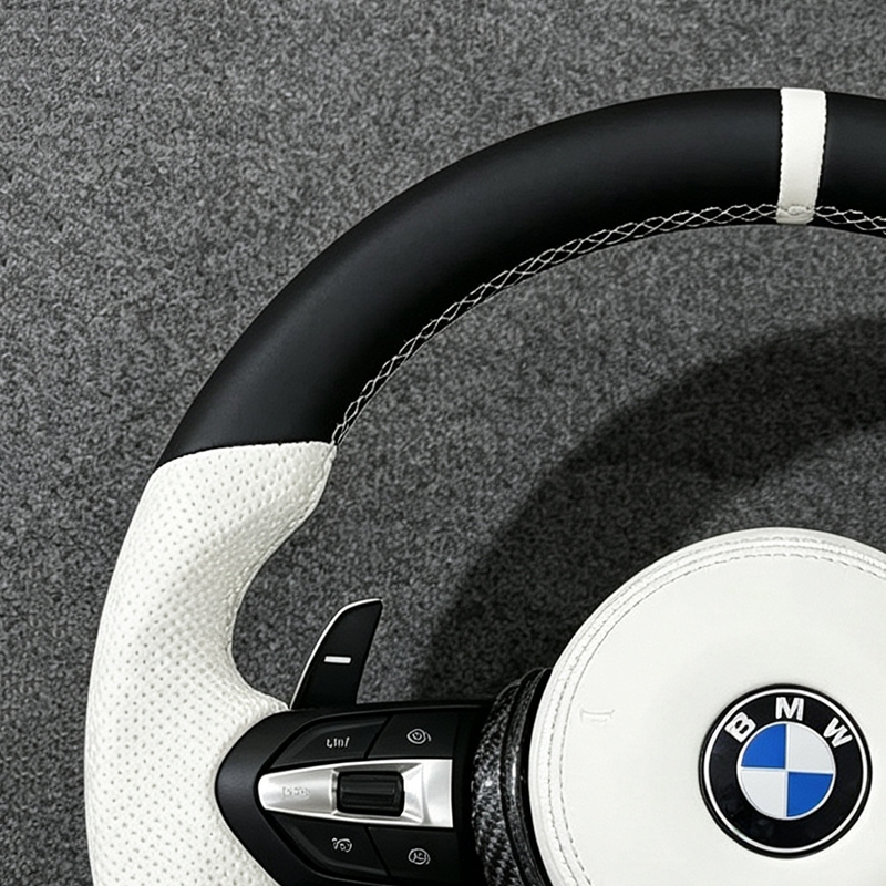 M Sport Steering Wheel BMW Flat Bottom F01 F06 F10 F11 F12 F20 F21 F22 F25 F26 F30 F31 F32 F33 F34 F36 M3 F80 M4 F82 M5 F90