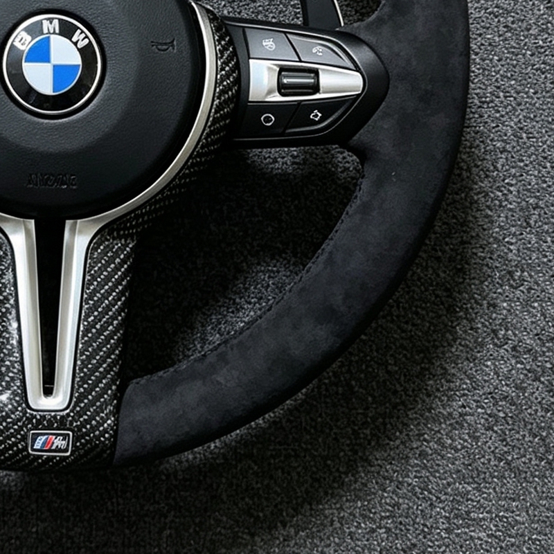 M Sports Leather Steering Wheel for BMW F30 F31 F34 F35 F36 F80 F83 F87 F06 F25 F26 F22 F23 F32 F33 F07 F10 F20 3 4 5 Series