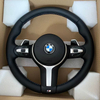 Premium Leather Flat Bottom 3 Spoke Custom Sport Steering Wheel for F10 F30 G20 G30 3/5 Series Interior Retrofit Fit Focus