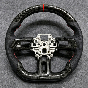 JIONX custom carbon fiber steering wheel for 2015–2023 Ford Mustang GT EcoBoost GT350 and GT500