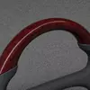Walnut And Leather Three-spoke Steering Wheel Suitable for The Full Lexus Model Range
