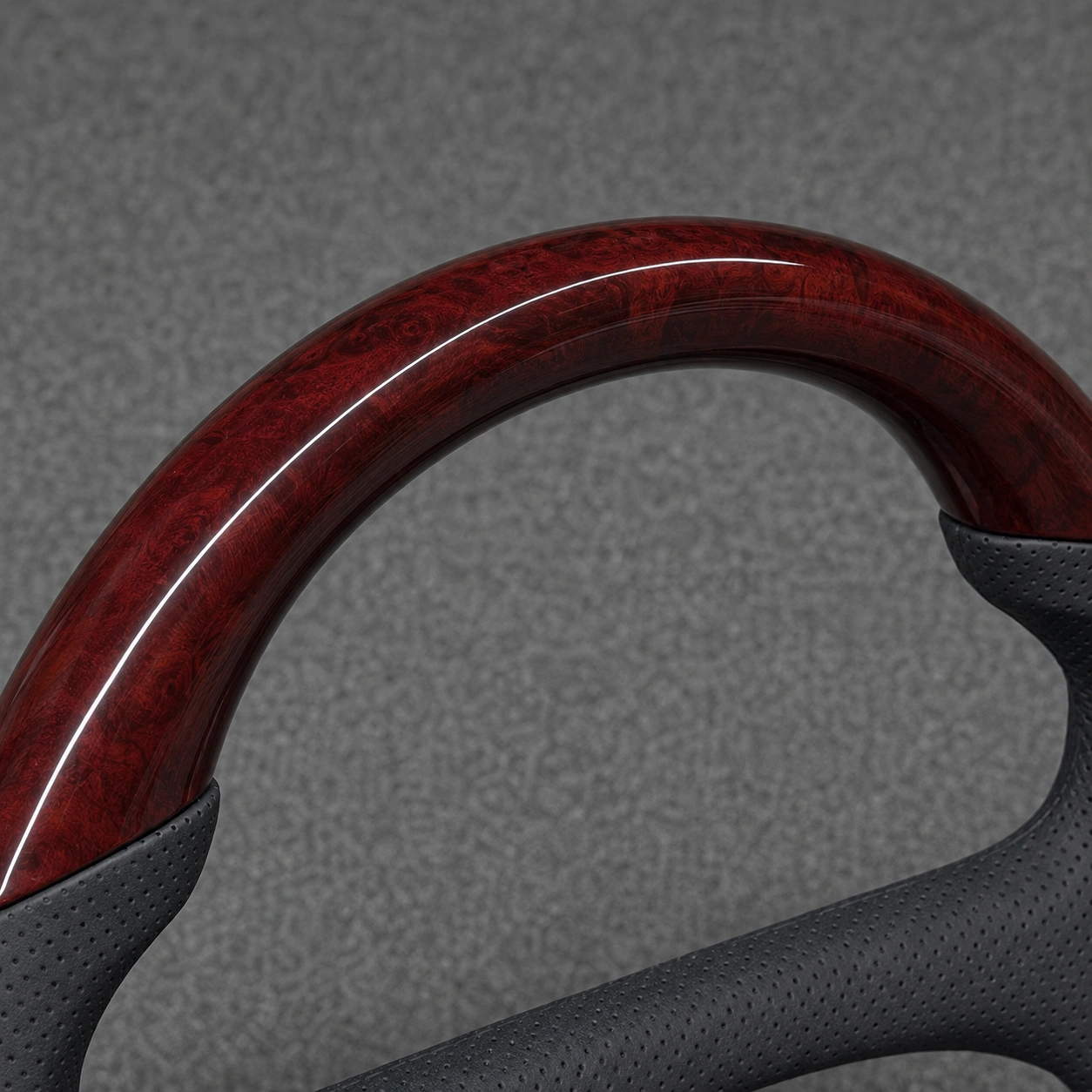Walnut And Leather Three-spoke Steering Wheel Suitable for The Full Lexus Model Range