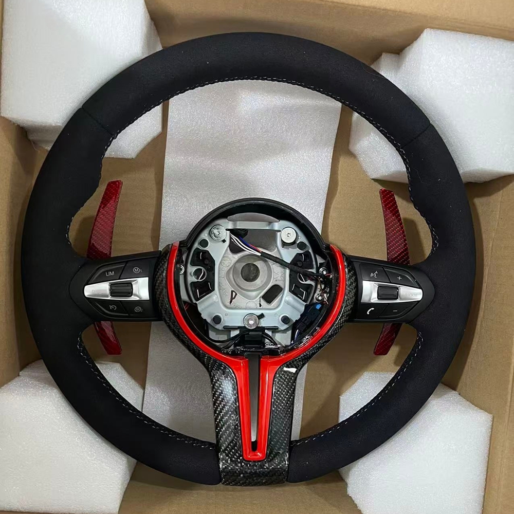 Leather Sport Interior Steering Wheel For BMW F30 F31 F34 F10 F11 F07 F20 F21 F22 F23 F32 F06 F12 F01 F02 1 3 5 7 Series