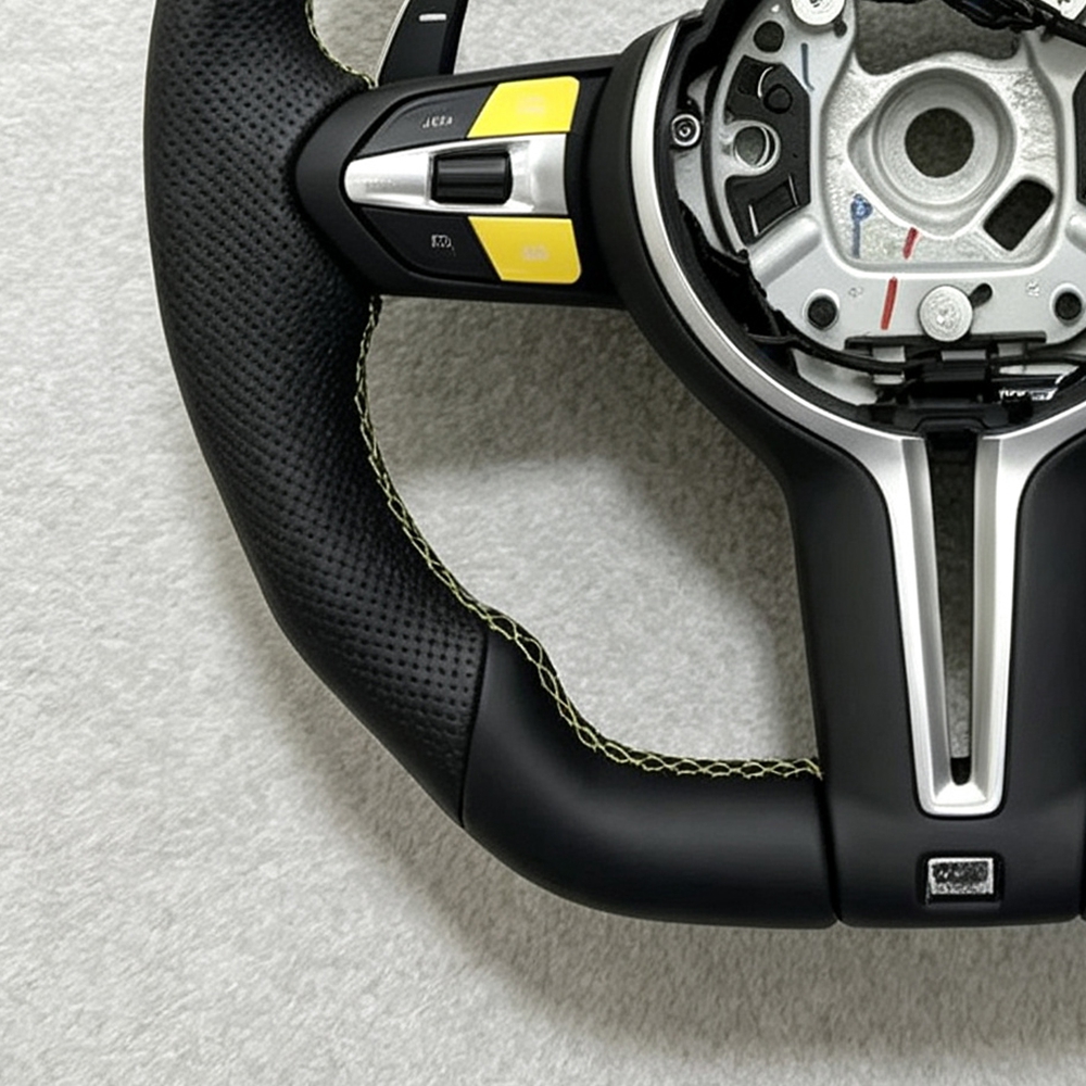 F10 F11 F15 F16 F20 F30 F31 F32 F36 E70 E71 E84 E87 E90 M3 M4 Manual Automatic Leather Sport Interior Steering Wheel For BMW