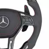 Alcantara and Carbon Fiber LED Steering Wheel for Mercedes-AMG W218, CLA45, W207, S500, W220, A180, CLS, X218, W238, 63, C63, GLC, E350, W215, C117, C43