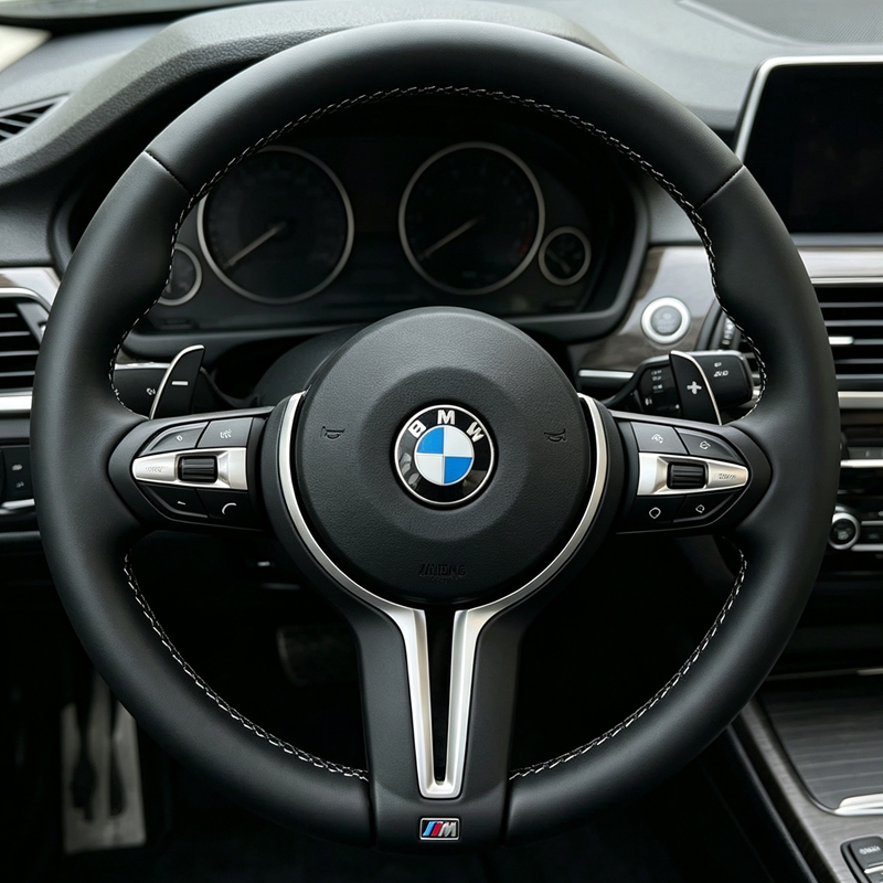 Alcantara M Sport Car Steering Wheel for BMW F06 F10 F11 F20 F21 F30 F31 F34 M3 F80 M4 F82 M2 F87 X5 E70 E71 E90 E92