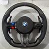 Cross-Border Supply Black Warrior Compatible for 3 Series 5 Series F10 F30 Modified T-Bar 3-Spoke Steering Wheel Assembly