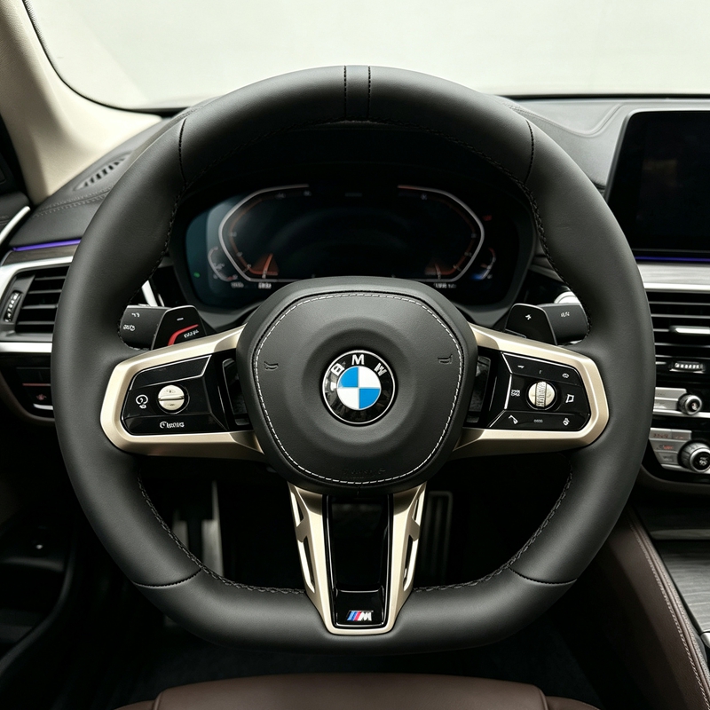 China Plant 2026 Custom Volant Lenkrad Full Leather Steering Wheel G20 G30 M2 G87 M3 G80 M4 G82 M5 F90 G05 G06 X5M F95 X