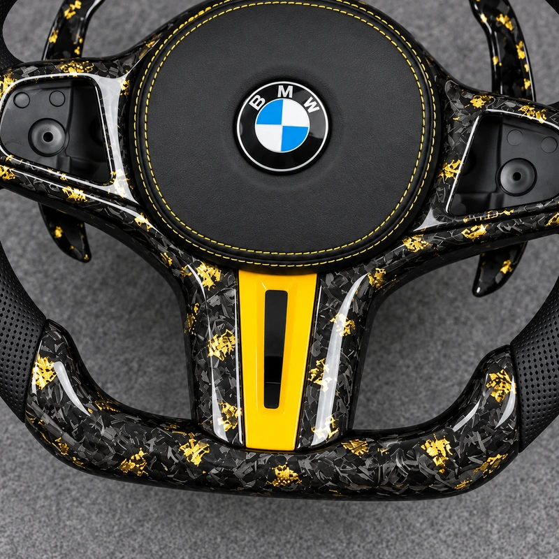 BMW 5 Series G30 / G31 / 540i / M5 F90 2017–2023 Custom Steering Wheel | JIONX