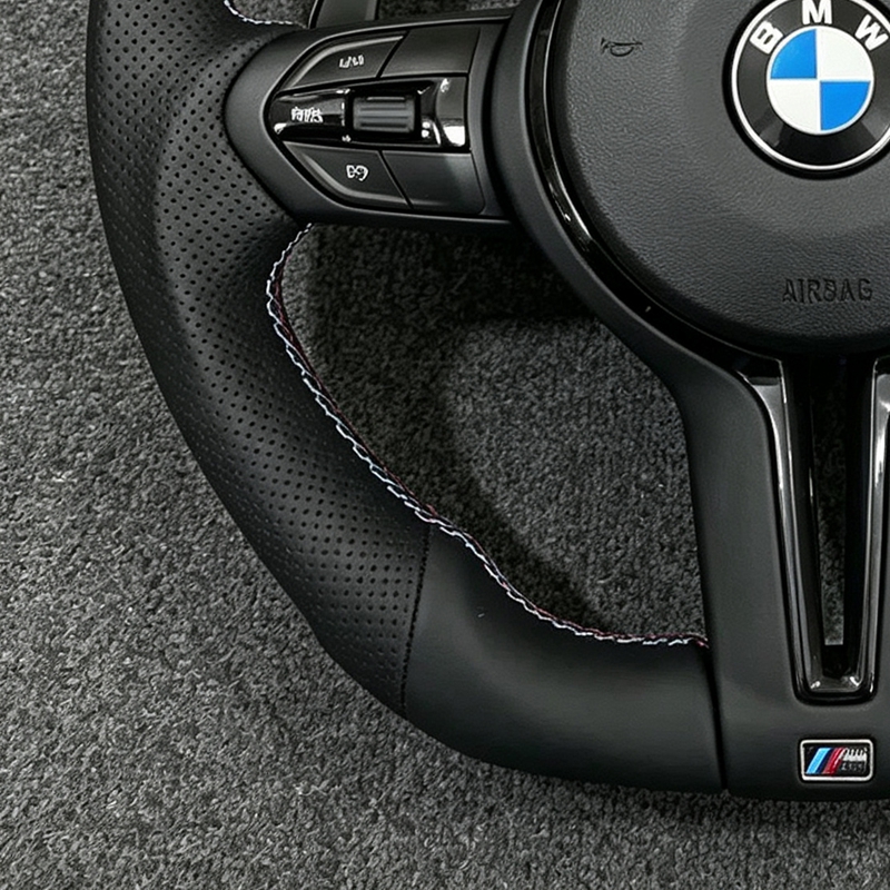 F10 F11 F20 F21 F30 F31 F34 F32 F33 F20 F22 F23 F48 F80 F87 M3 M5 M6 E90 Carbon Fiber Leather Sports Steering Wheel for BMW