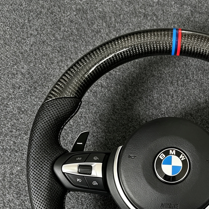 Factory Direct Sports Steering Wheel Without Paddle Shifter for BMW F30 F80 F82 F90 F92 F93 E90 E92 M3 M5 X3 X5 X6 Plug Play