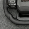 New J Auto PVC Piano Black Steering Wheel for Land Cruiser Prado LC300 2022 Fits 4Runner GR Harrier