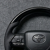 Custom Carbon Fiber Car Steering Wheel for Toyota Camry Corolla E210 (2019-2022), Flat Bottom
