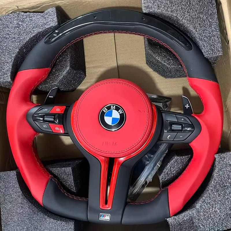 Suitable for BMW F01 F10 F20 F22 F30 F31 F32 M2 F87 M3 F80 M4M sport carbon fiber interior for Alcantara steering wheel