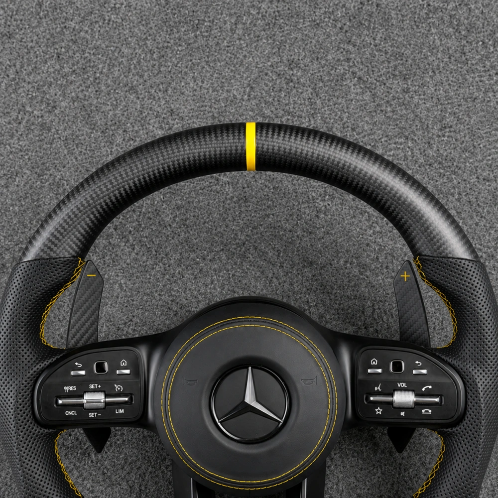 Performance Steering Wheel for Mercedes Benz AMG CLA GLC GLE GLS C63 E63 CLS63 S63 G63 W118 W204 W205 W212 W213 W221 W222