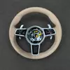 Sports Leather Steering Wheel Suitable for Porsche Cayenne, Macan, Panamera, 996 911 718 987 970 958 991 And 981 Models