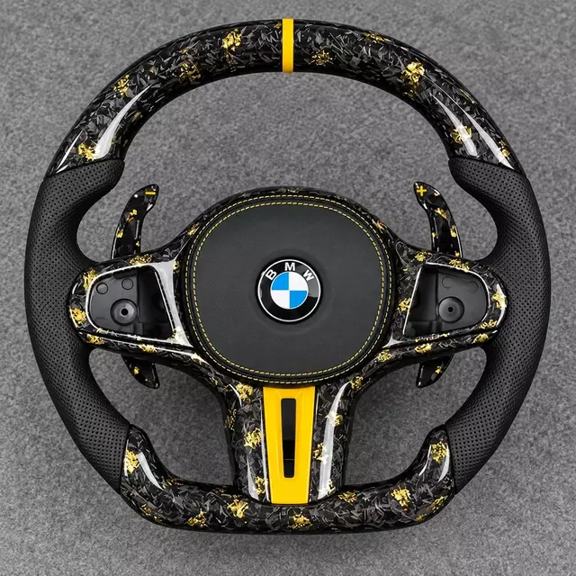 BMW G30 540i F90 M5 custom forged carbon fiber steering wheel