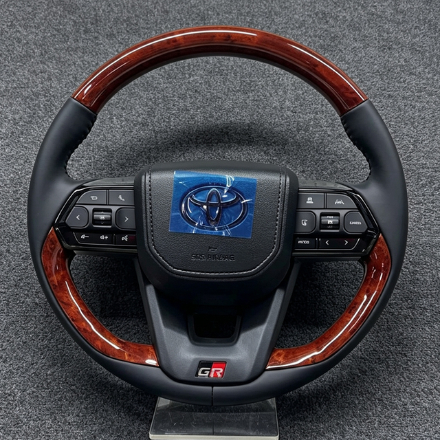 In Stock Wood Gr Steering Wheel Volante for Toyota LAND CRUISER LC100 200 300 80 60 79 PRADO LC150 120 250 90 FJ40