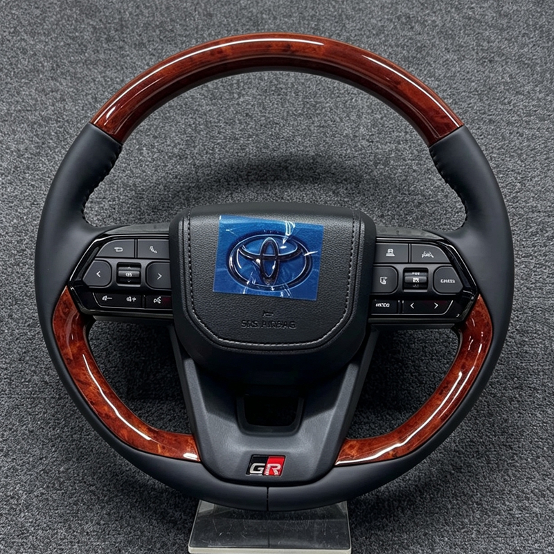 In Stock Wood Gr Steering Wheel Volante for Toyota LAND CRUISER LC100 200 300 80 60 79 PRADO LC150 120 250 90 FJ40
