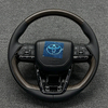 GR Sport Real Leather Steering Wheel Suitable for Toyota Land Cruiser LC200 LC300 Hilux Revo Rocco Fortuner Camry
