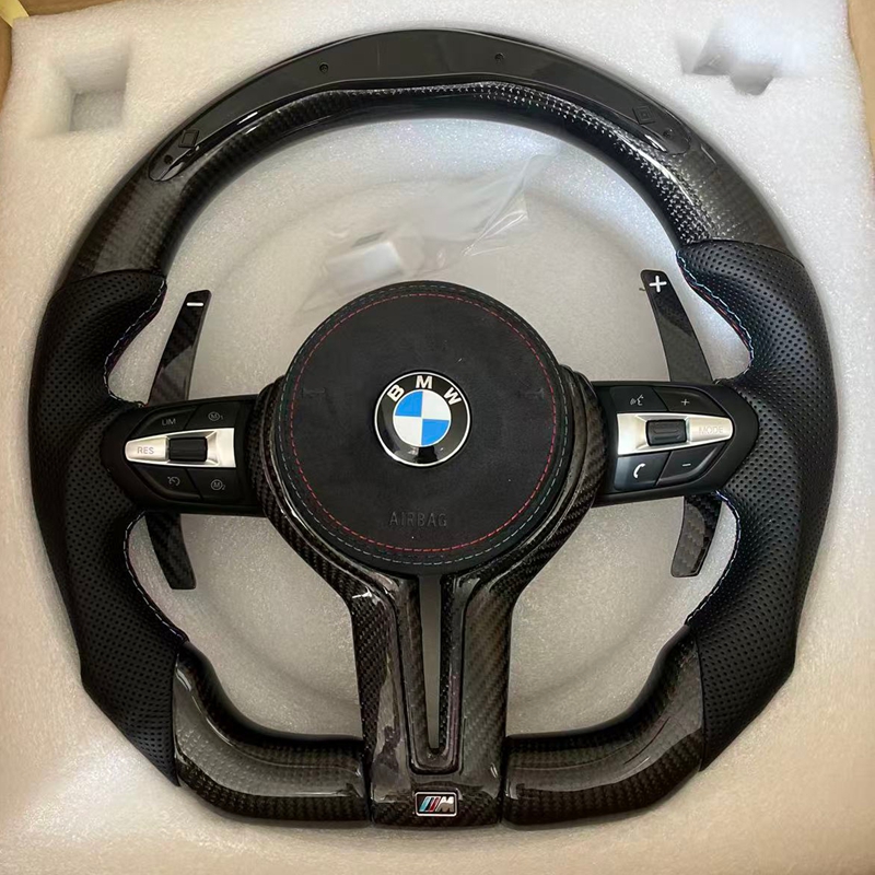 Sport Steering Wheel Without Paddle Shifter for BMW F10 F30 F15 F20 F80 F82 M3 M5 X3 X4 X5 X6 E90 E70 Plug and Play Upgrade