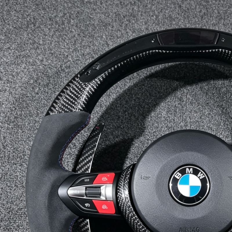Factory OEM Carbon Fiber Leather Sports Steering Wheel for F10 F30 F31 F32 F20 X5 X6 M3 M4 M5 Wholesale
