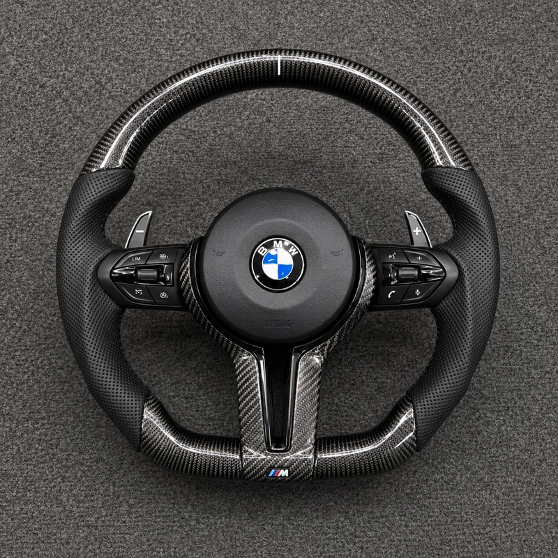 Custom Real Carbon Fiber Steering Wheel for BMW X5 G05 / X5 M F95 2019-2026 | JIONX