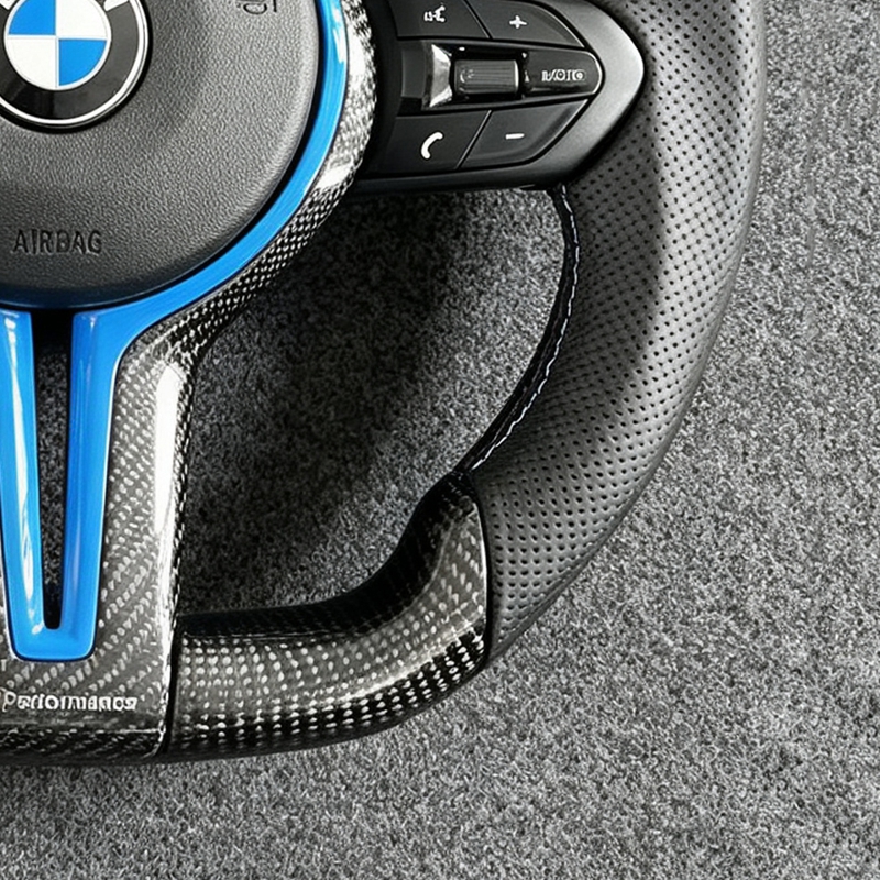 Factory customized premium carbon fiber sports steering wheel for BMW F80 F10 F12 F15 F20 F22 F30 F31 F32 F33 F36 M3