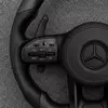 Custom AMG Racing Steering Wheel Black Perforated Leather for Mercedes Benz CLA GLC GLB GLS GLE W118 W204 W205 W212 W213 W221 W222 E63 E63S E63 S63 C63 CLS63 G63