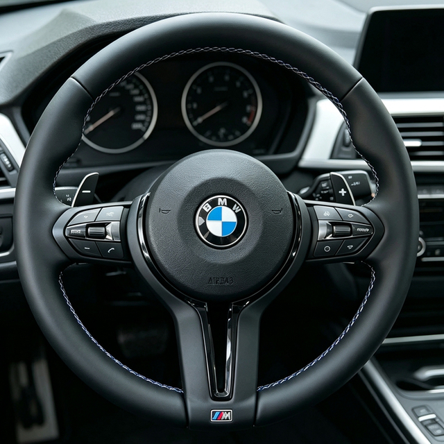 Real Carbon Fiber Steering Wheel F90