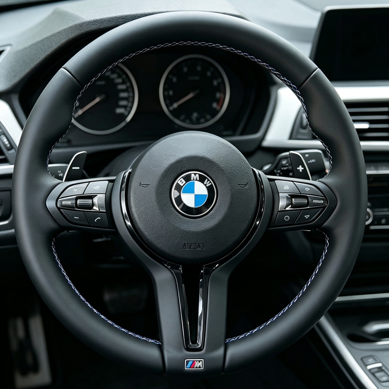 Real Carbon Fiber Steering Wheel F90