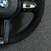 Leather Racing Wheel Steering Compatible with BMW 1/2/3/4 Series & X1/X5/X6 F20 F21 F40 F30 F35 F80 F82 F83 F15 F16 F26 F49