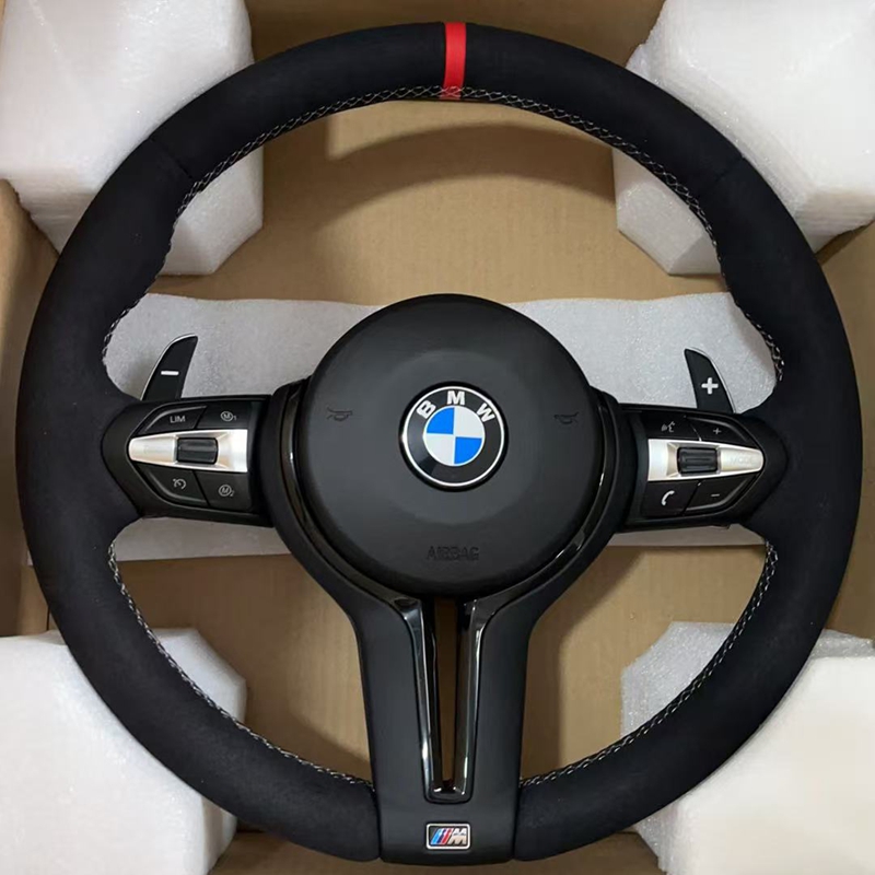 Alcantara M Perforated Sport Model Steering Wheel Is Suitable for F30 330i F10 535i F42 F80 F82 Plug and Play